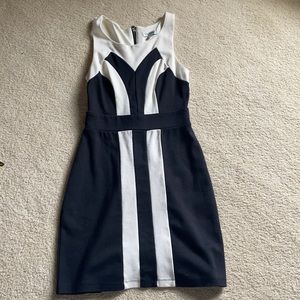 Olsenboye Black and White Dress
